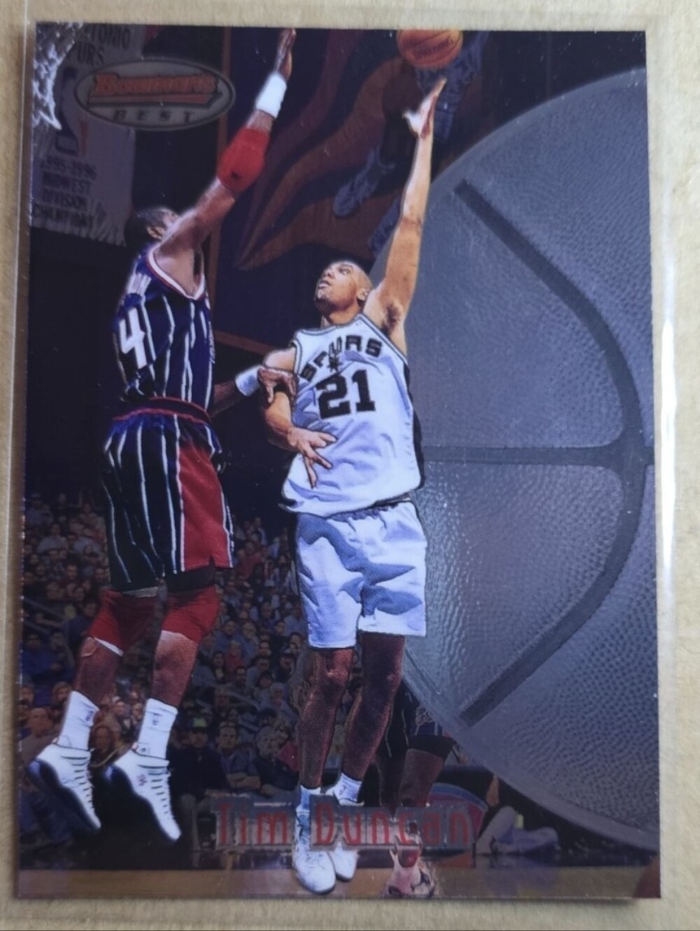 1997-98 Bowman's Best - Tim Duncan #106 (RC) NM